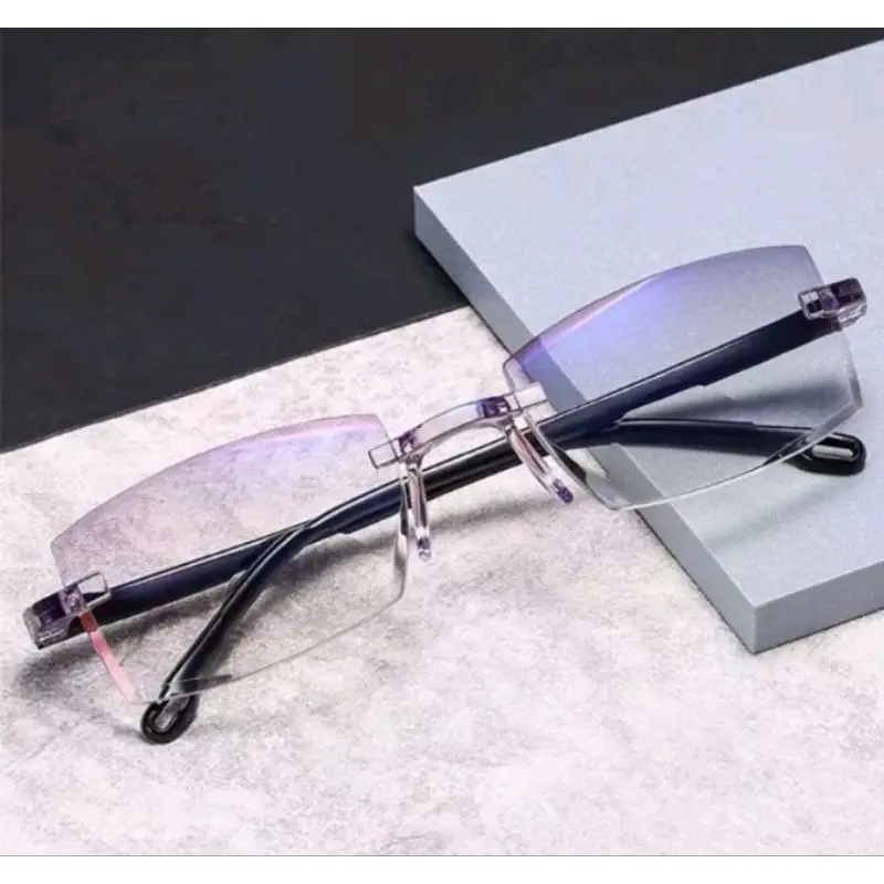 Óculos de Zoom Automático Inteligente para homens e mulheres, óculos de leitura com filtro azul