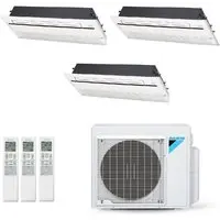 Ar-Condicionado Multi Split Inverter Daikin 28.000 BTUs (2x Evap Cassete 1 Via 12.000 + 1x Evap Cassete 1 Via 18.000) Quente/Frio 220V