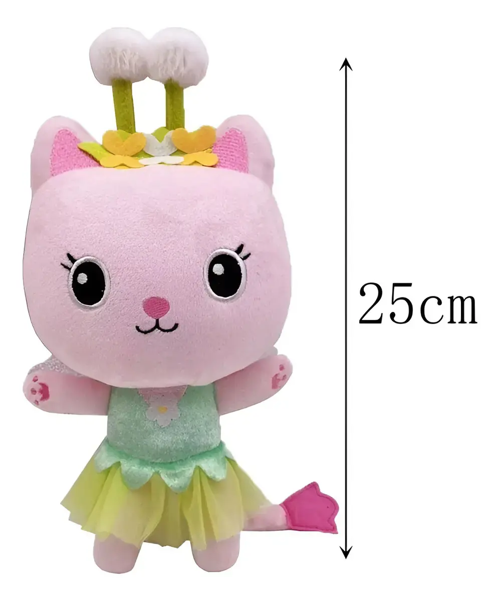 Pelúcia Casa Mágica Da Gabby Gabby's Dollhouse Boneco Cor Gata Kitty