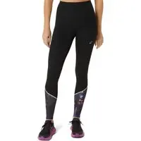 Calça ASICS Legging Road Lite-Show - Feminino - Preto/Rosa - 1