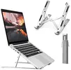 Suporte Para Notebook De Alumínio Ajustável Dobrável Portátil Metal Resistente E Ajustável - 1