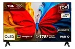 Smart TV TCL 43" Full HD QLED Google TV HDR10 - 1