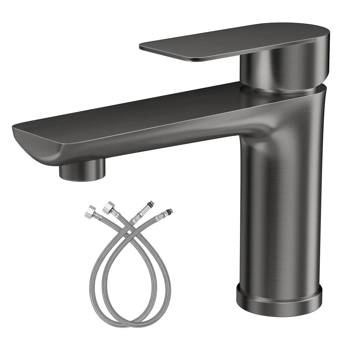 Torneira Cascata Banheiro Aço Inox 304 Design Alto Padrão para Lavabo/Pia Banheiro – 1/4 de Volta Durável e Sofisticada