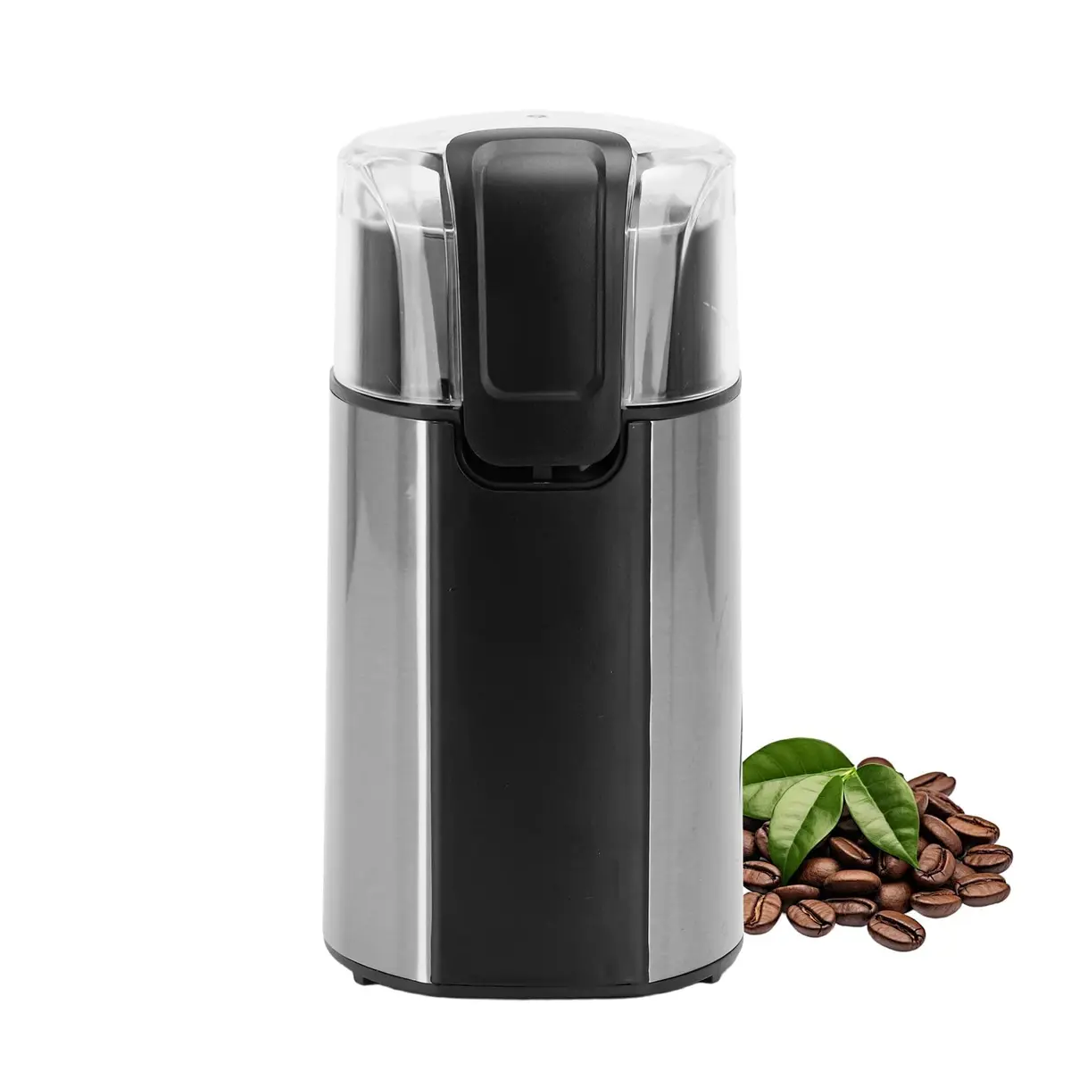 Moedor de Café Elétrico em Aço Inoxidável, Triturador Doméstico Totalmente Automático de Grãos de Café, Moedor a Seco - 1