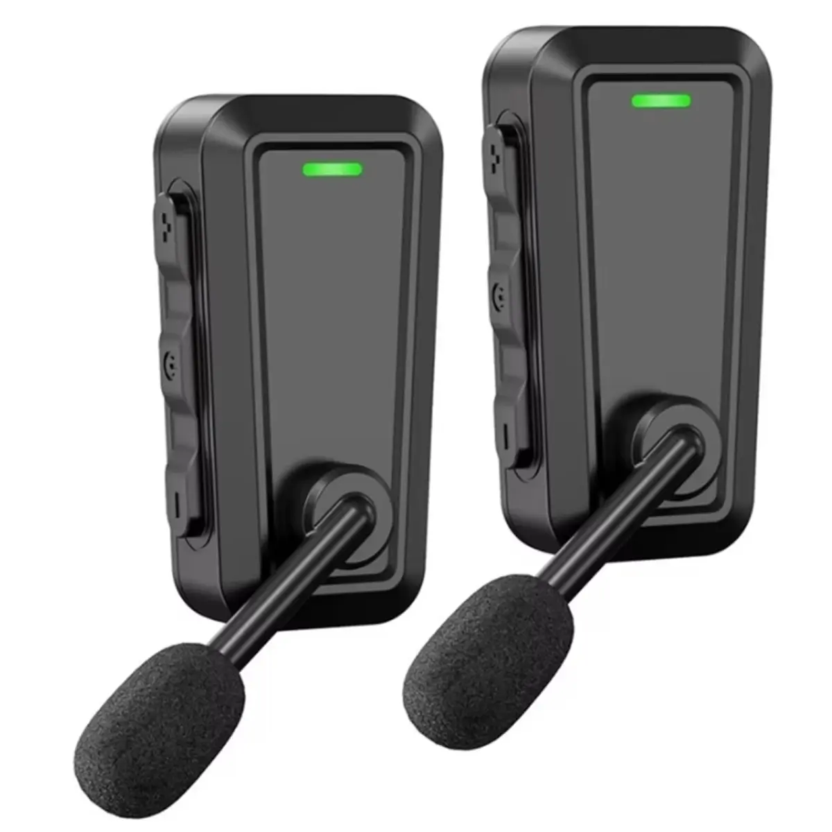 Fone de ouvido sem fio com intercomunicador bluetooth c10, 2 peças, fones de ouvido com compartilhamento de música e cancelamento de ruído para escalada ao ar livre e ciclismo