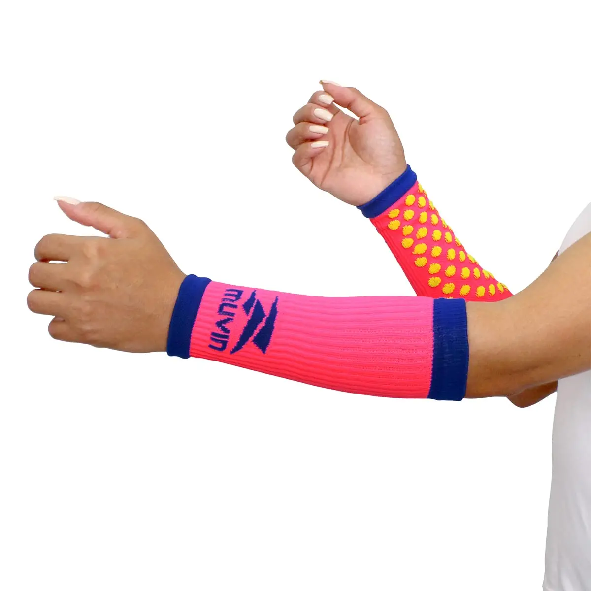 Manguito Curto Voleibol Elite Muvin – Par – Esferas de Proteção – Manga Curta – Mangote – Vôlei – Corrida – Ciclismo - Boa Respirabilidade – Ótimo Ajuste – Conforto – Aumento de Desempenho – Unissex
