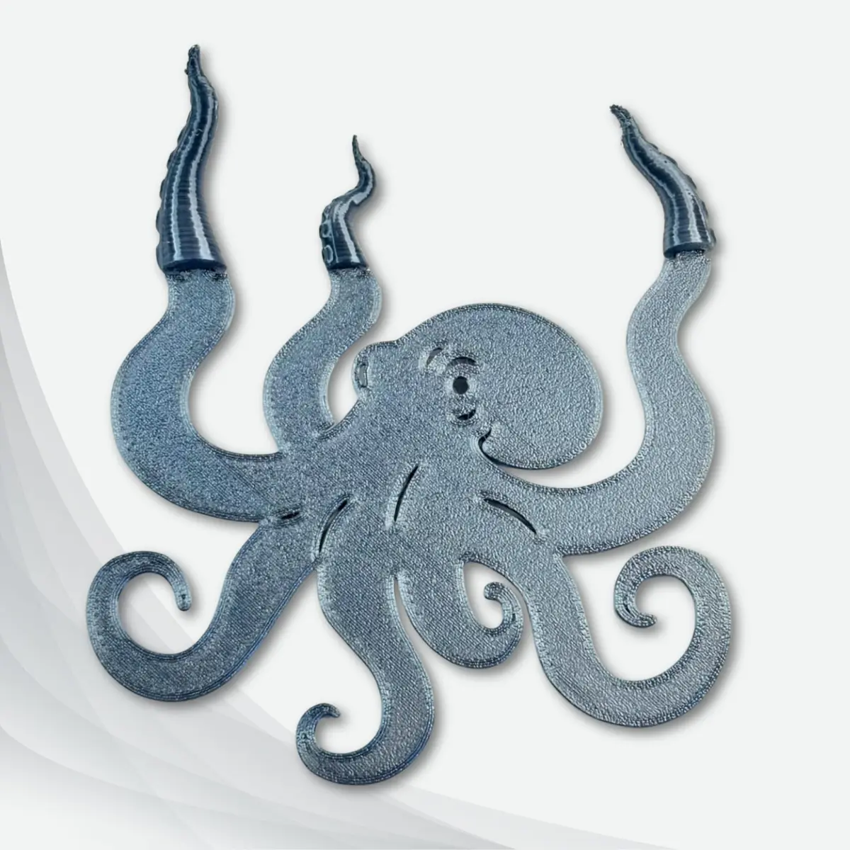 Marca Página Para livros Polvo Bookmarker Impressão 3D - Cinza - 1