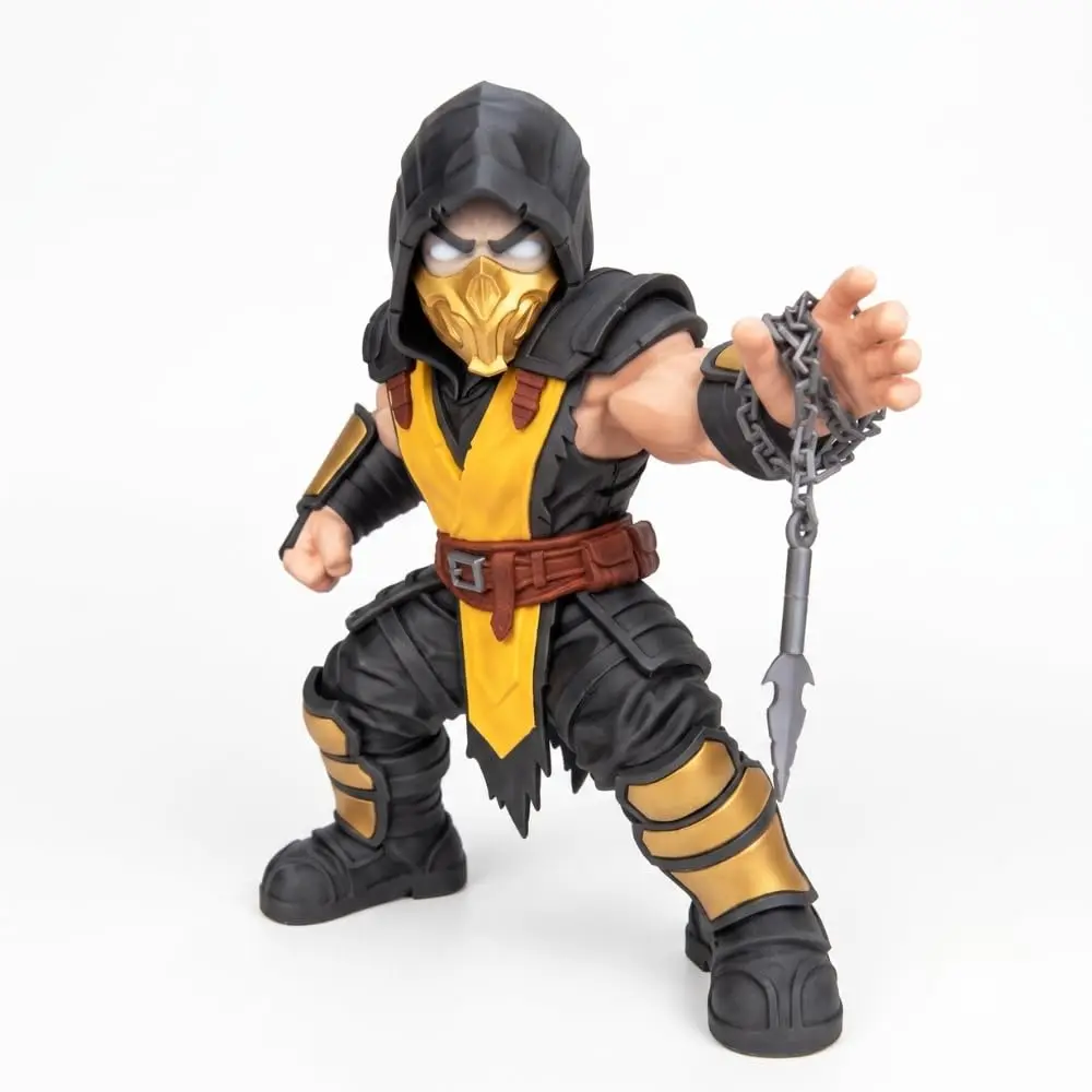 Action Figure Colecionável Mortal Kombat Scorpion, Sub-Zero e Liu Kang - Opções em 20cm e 30cm (30CM Altura Scorpion)