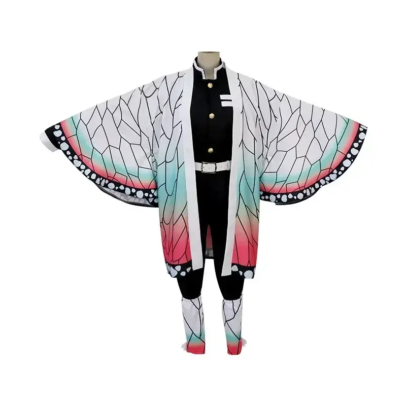 Fantasia de Cosplay Kochou Shinobu Anime, Uniforme e Peruca para Festa de Halloween, Adulto e Infantil