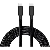 Cabo de dados de carga Motorola USB-C P/ USB-C 1.5 metros acabamento cordão Preto