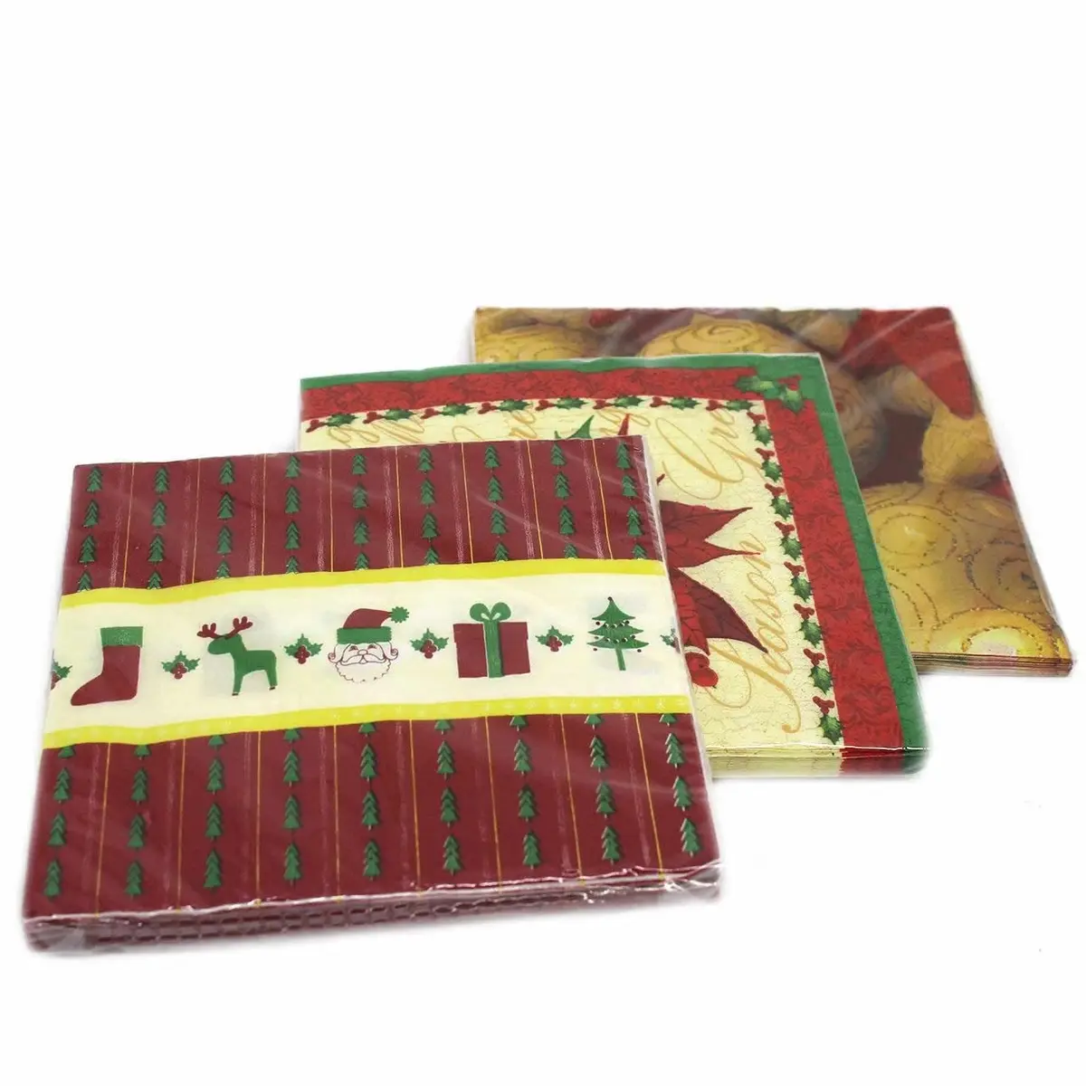 Rio Master Guardanapo de Natal | Guardanapo natalino para completar a mesa posta da ceia e das festas de fim de ano - 1