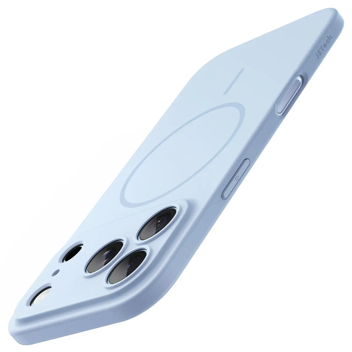JETech Capa Magnética Fina para iPhone 18 Pro, Glacial | Design Ultrafino Leve, Compatível com MagSafe, Aderência Antiderrapante, Proteção Total da Lente da Câmera, Acabamento Fosco - 1