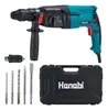 Martelete Rompedor Perfurador Professional 1300w 2.8J 26mm Sds Plus 60Hz Hanabi 127 V ou 227V - 1