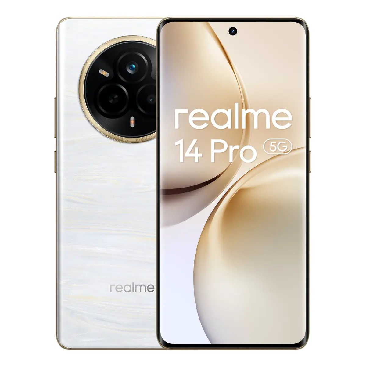 Telefone - realme 14 Pro, versão europeia, câmara Sony IMX882 OIS, design sensível ao frio que muda de cor, ecrã de visualização curvo de 120 Hz, MediaTek Dimensity 7300E, bateria Titan de 6000 mAh, IP66/68/69
