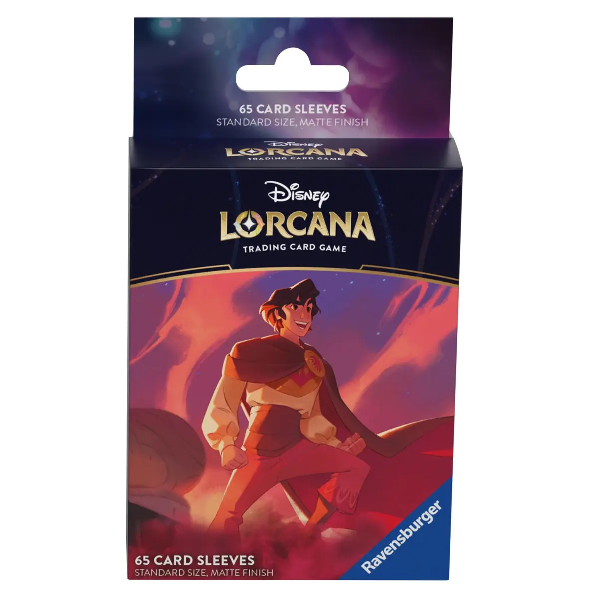 Ravensburger Disney Lorcana TCG: Pacote de capas para cartas- Aladdin para maiores de 8 anos