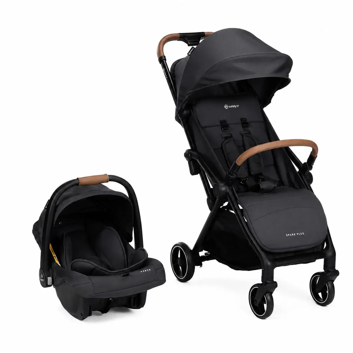 Travel System Safety 1st, Spark Plus Duo, 0 meses a 22 kg, Black Graphite