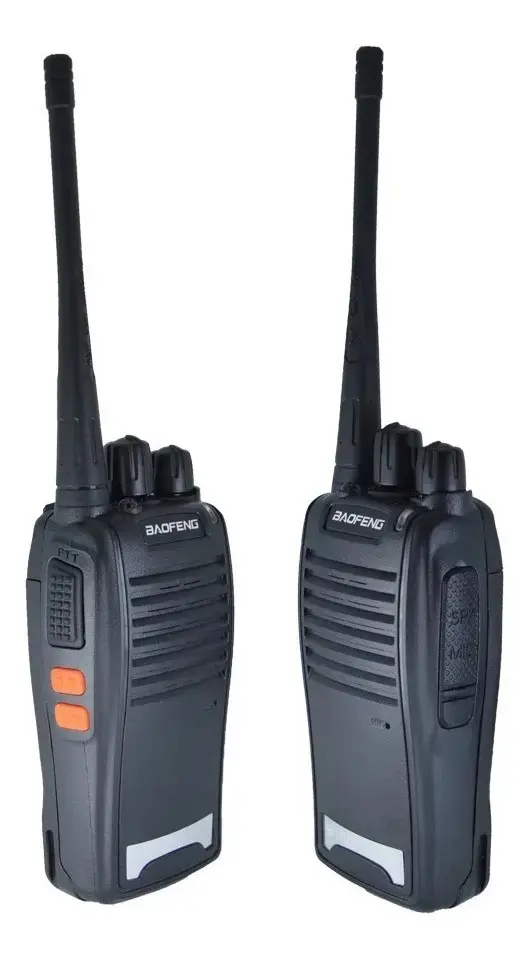 Kit 2 Radio Comunicador 777s Profissional Ht Uhf 16 Canais Preto Uhf 400-470 Mhz thumbnail 2