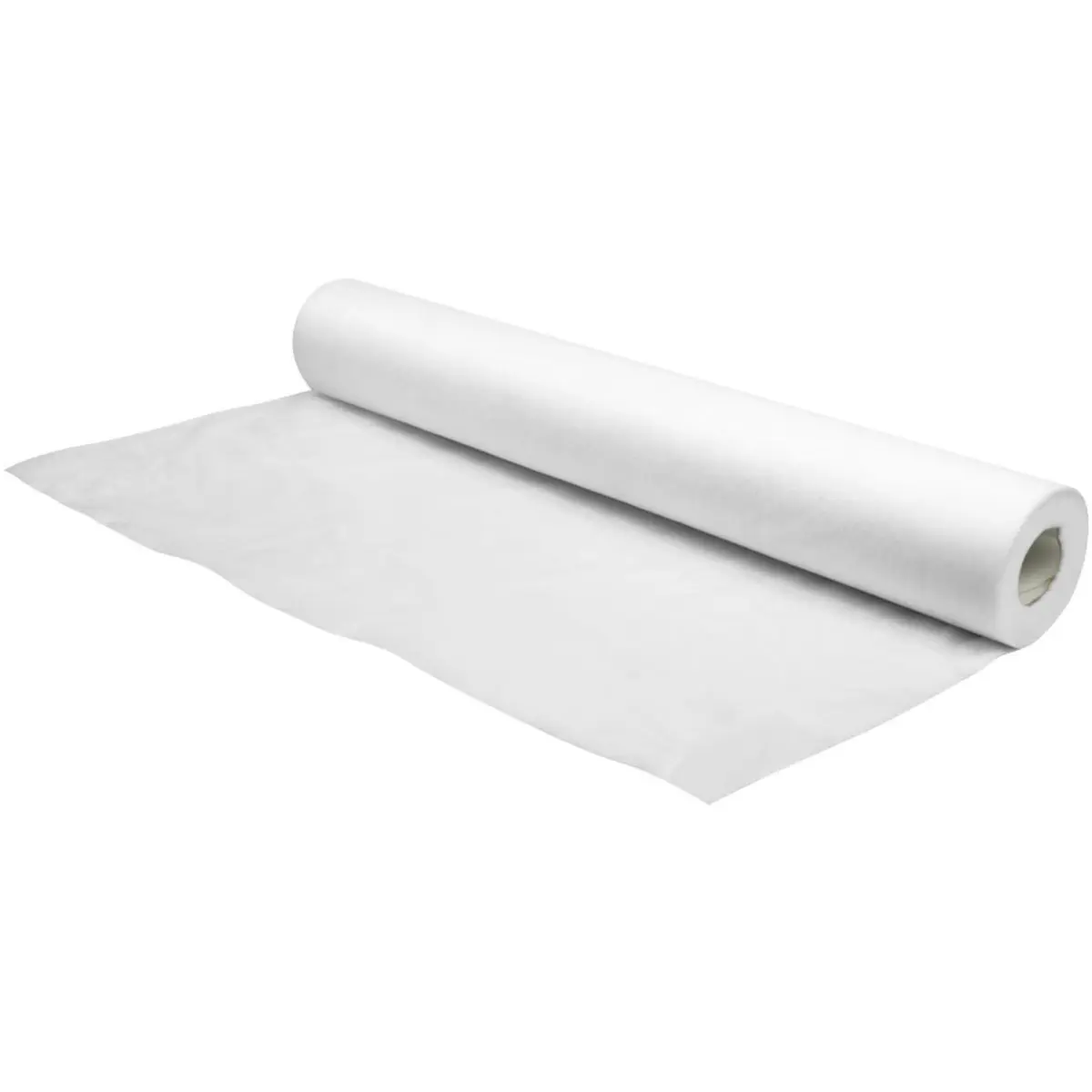 Lençol descartável em TNT picotado, Santa Clara, gramatura 12, 50cm x 50m | Folhas separadas sem tesouras ou cortes manuais, em rolo de 50 metros para atendimentos em maca