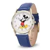 Relógio Disney Mickey Cardiff couro azul analógico - 1