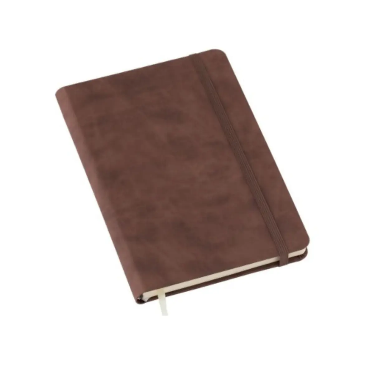 Caderno Sem Pauta Grande A5 14x21 80 Folha Caderneta Anotações Emborrachada (marrom sem pauta)