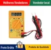 [R$12 Moedas/BR] Multímetro Digital Dt-830 Dcv Acv Dca Diodo Com Bateria 9v - 1