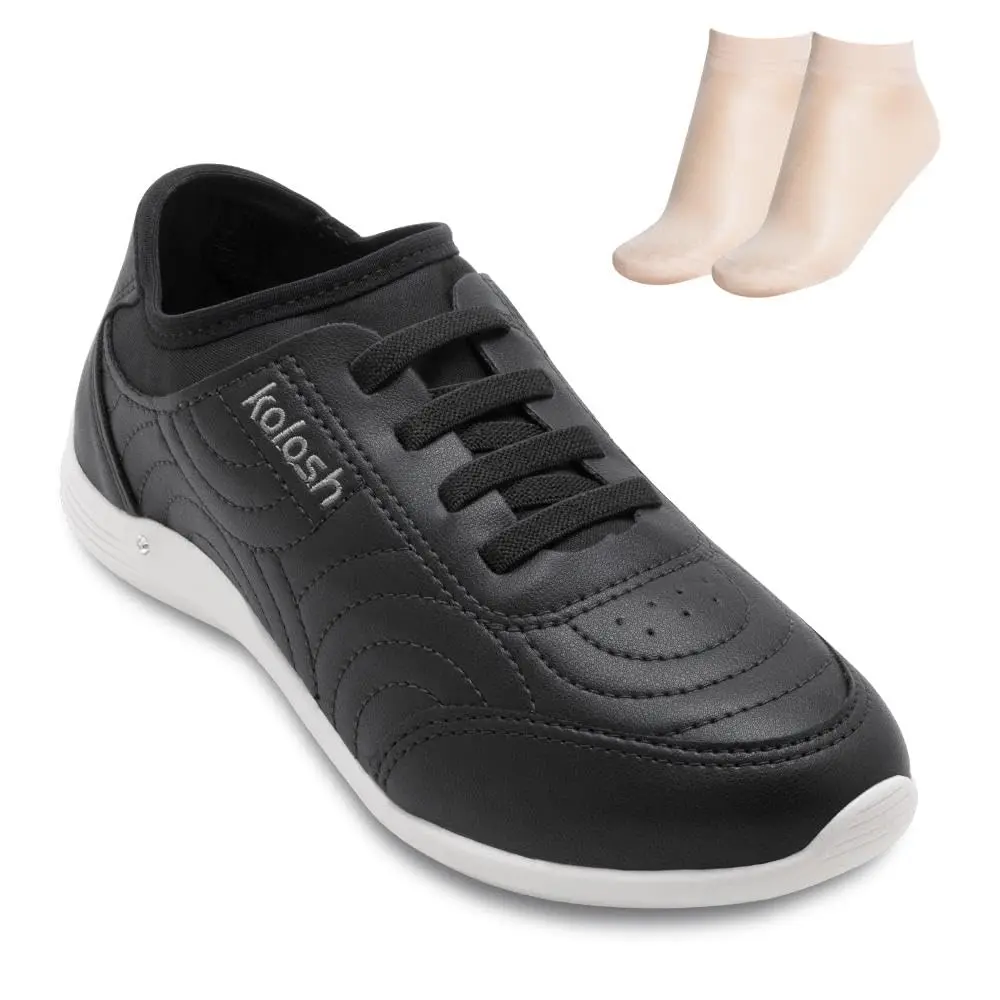Tênis Casual Feminino Preto Kolosh C3183-0007