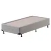 Base Box para Colchão Solteiro Probel Alabama 26x88x188 cm - Cinza - 1