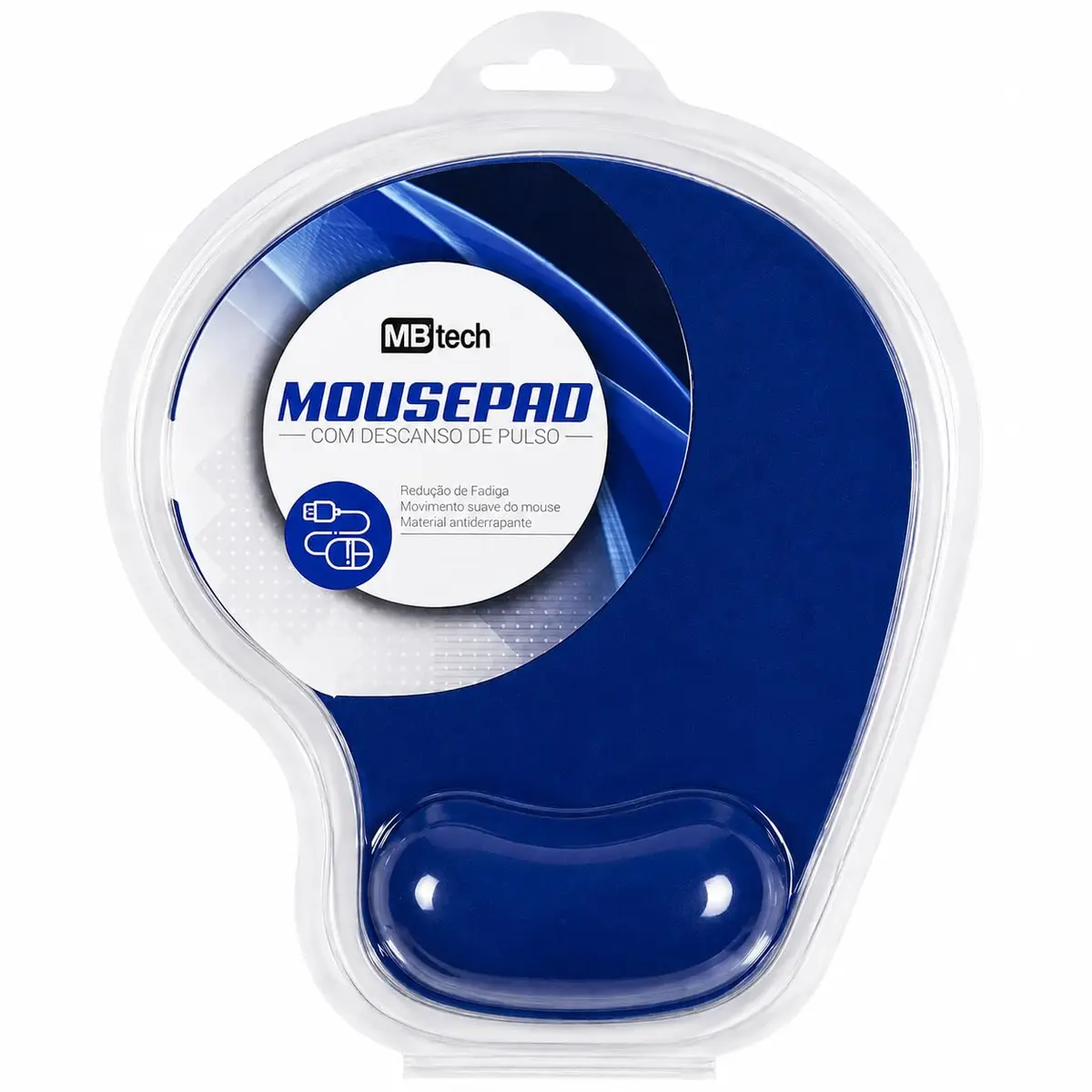 Mouse Pad Ergonômico Com Apoio Para Punho E Base Antiderrapante - 1