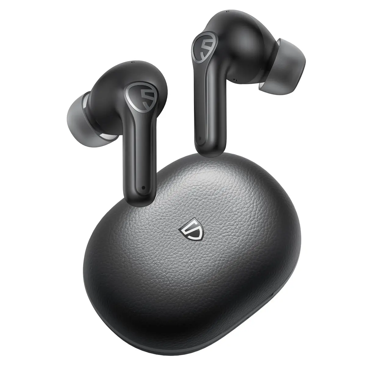 SoundPEATS T3 Pro Bluetooth 5.4 Fones de Ouvido Sem Fio com Cancelamento de Ruído em Chamadas, Drivers de 12mm Graves Estéreo, 28 Hrs de Reprodução, IPX4 à Prova d'Água, Controle por App