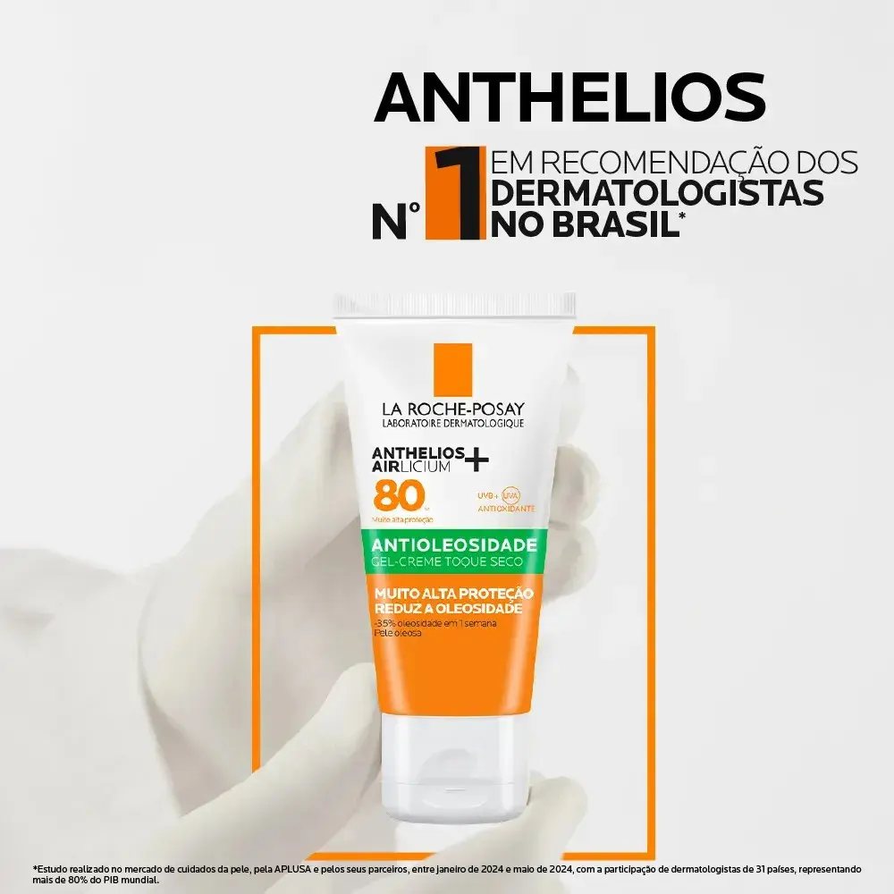 Protetor Solar Facial Antioleosidade FPS 80 Anthelios La Roche-Posay 40g thumbnail 6