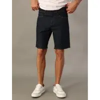 Bermuda Jeans Masculina Com Stretch Barras Dobradas Calvin Klein Jeans - Azul Marinho Bermuda Jeans Masculina Com Stretch Barras Dobradas Calvin Klein Jeans Azul Marinho 40