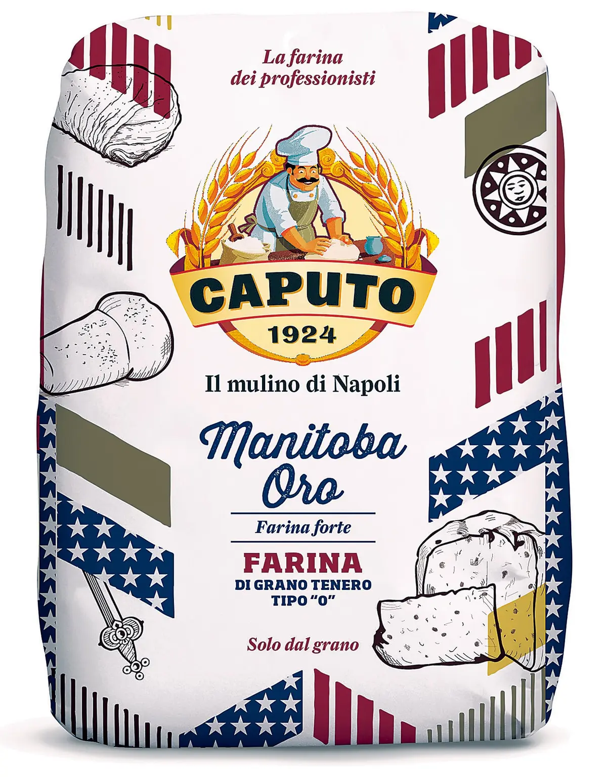 Farinha 0 Caputo Manitoba Fortíssima 1kg