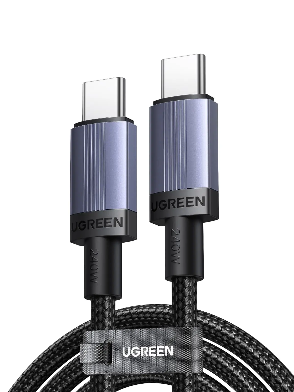 UGREEN Cabo USB-C para USB-C 240W 3M Carregamento Rápido PD 3.1 | Compatível com Notebook, MacBook, Dell, iPhone 17/16/15 Pro Max, Galaxy S25/S24/S23 Ultra