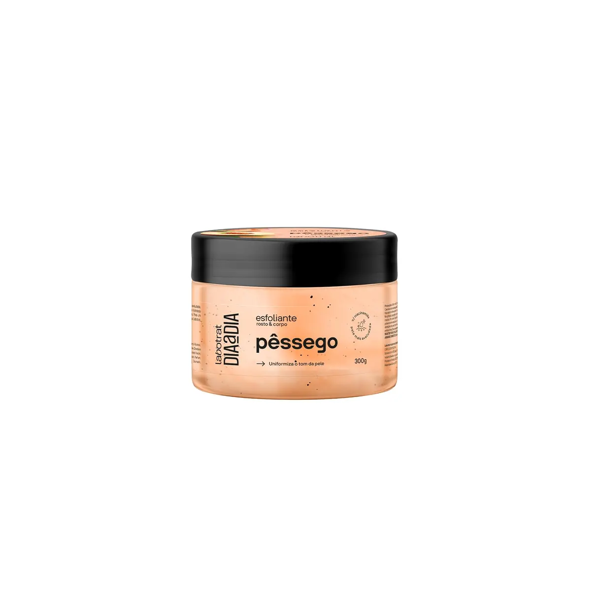 Esfoliante Facial e Corporal Labotrat Dia a Dia, Pêssego, 300g