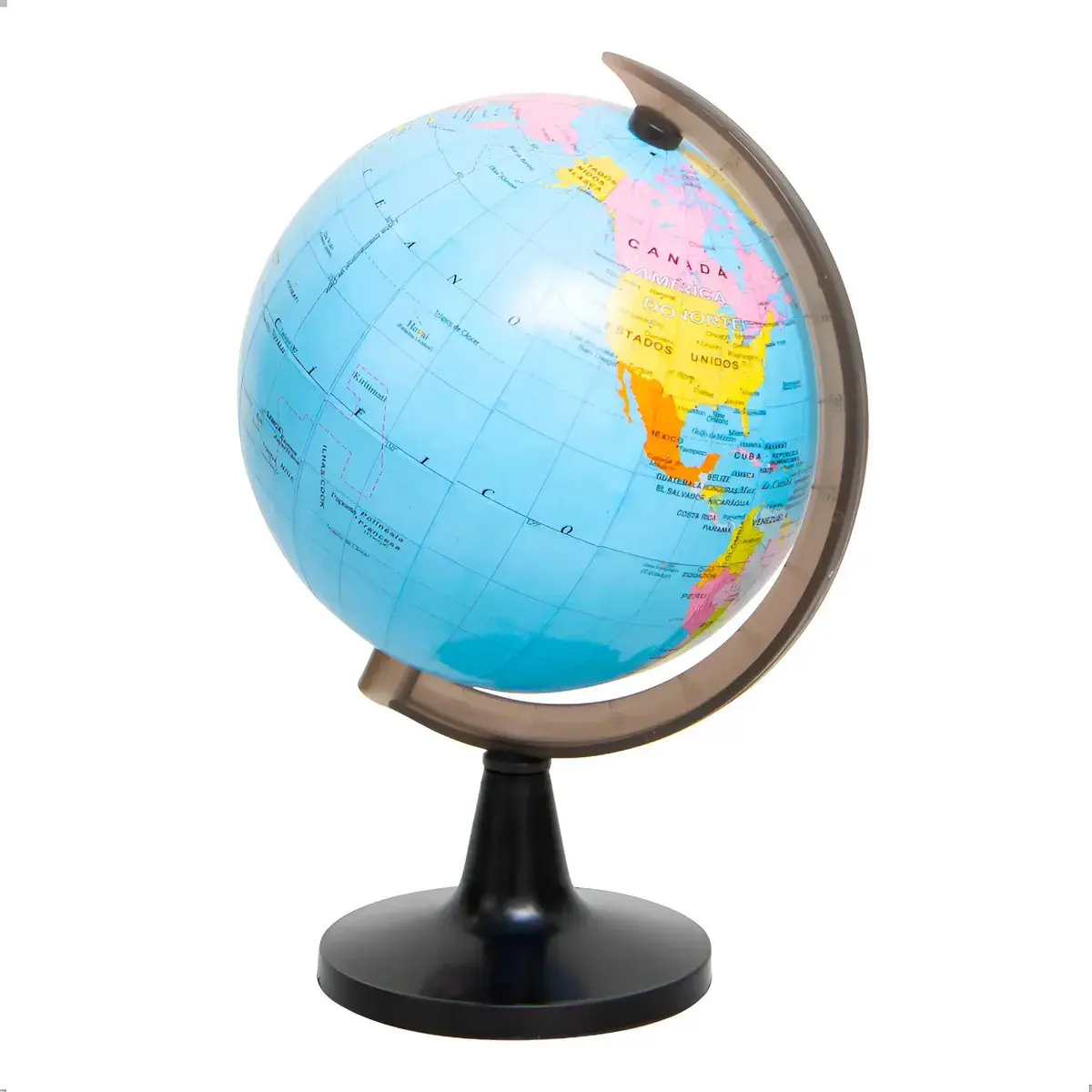 Globo Terrestre Mapa Mundi Giratório De Mesa Em Português Globo Terrestre Mapa Mundi Giratório