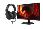 Monitor Gamer Acer Nitro 23.8” + Headset Gamer Nitro NHW200 Gen 2 desing over-ear RGB com Microfone omnidirecional - 1