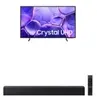 Samsung Smart TV 43" Crystal UHD 4K U8100F + Soundbar HW-B400F Combo - 1