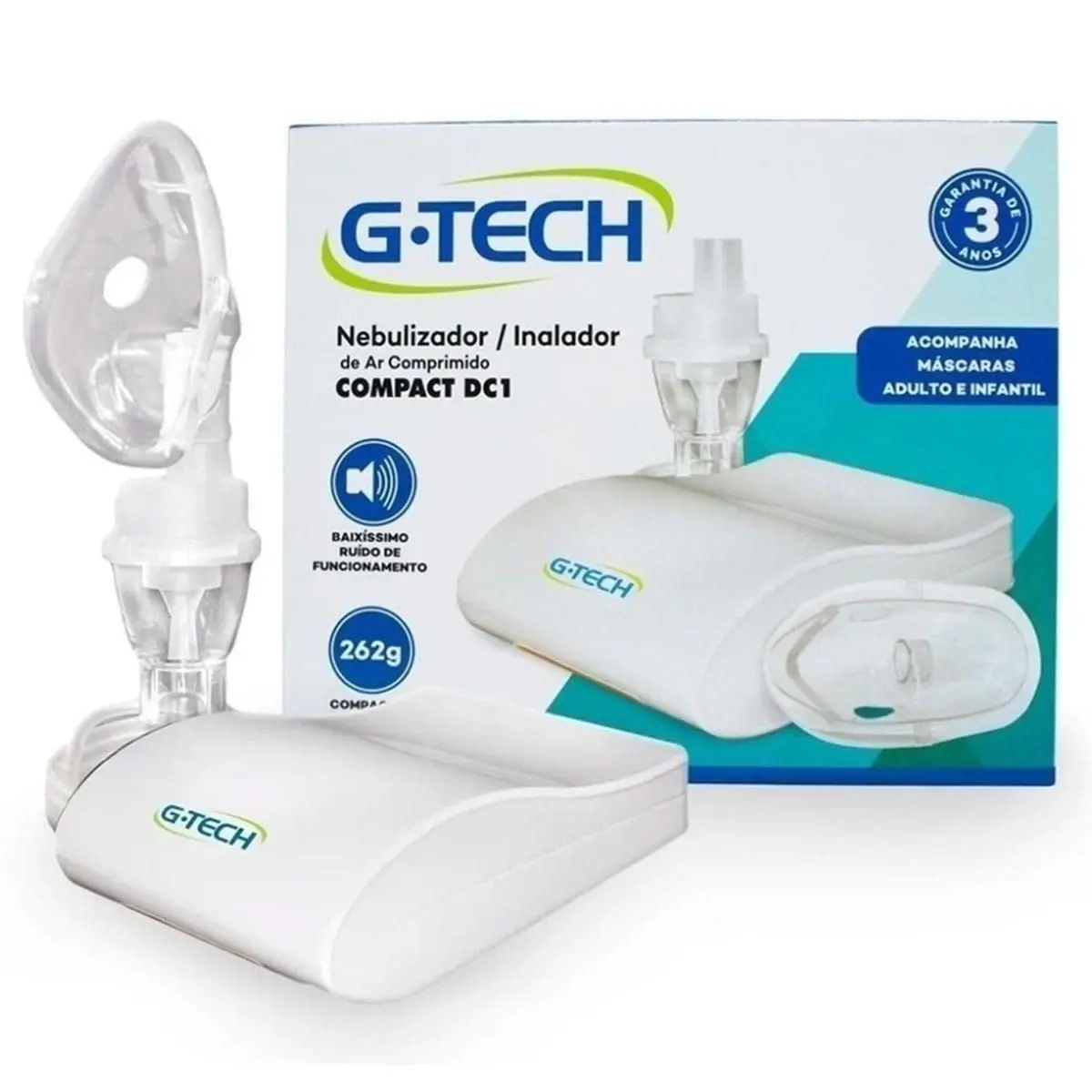 G-Tech Nebulizador de Ar comprimido Compact DC1