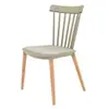 Cadeira para Sala de Estar Windsor Cinza - Bege