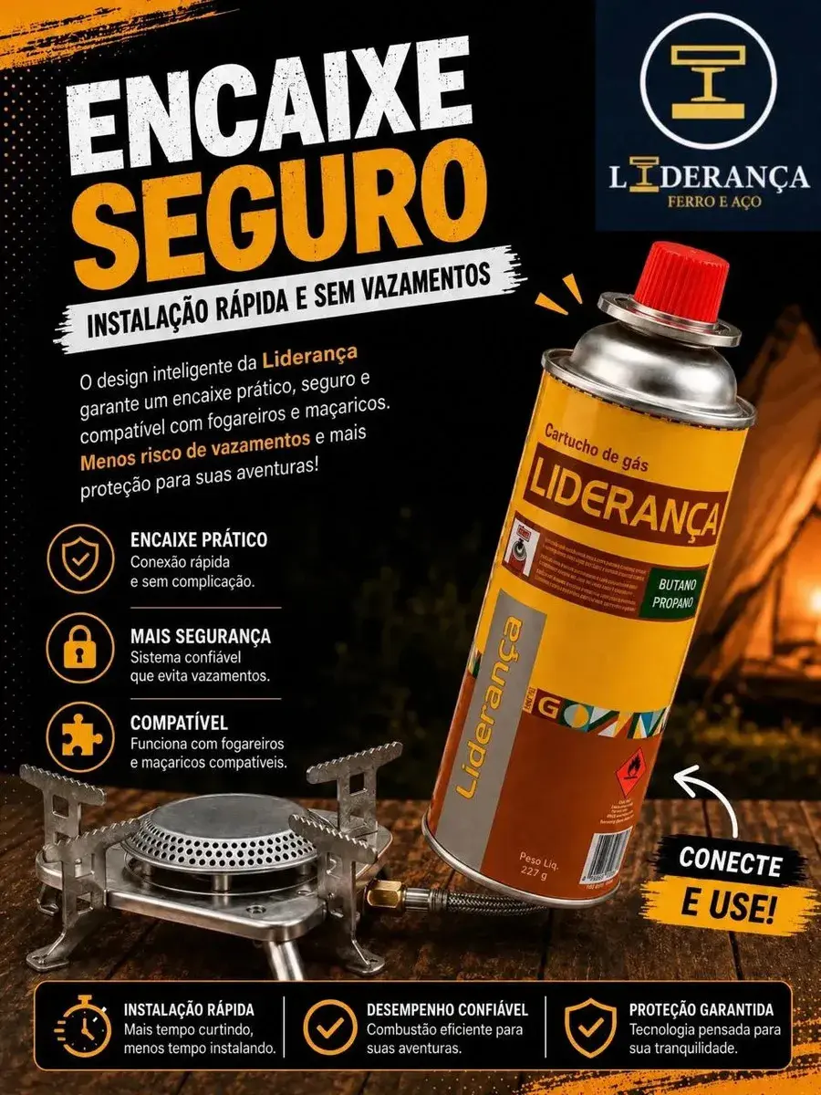 Kit Maçarico Portátil Automático Liderança Ferro E Aço para 1300°C com 4 Refis de Gás Butano thumbnail 5