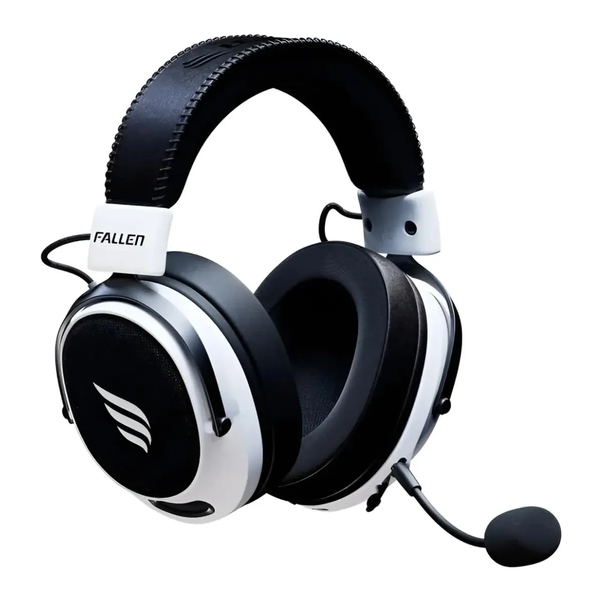 HEADSET GAMER FALLEN MORCEGO PRO WIRELESS 2.4GHZ BRANCO
