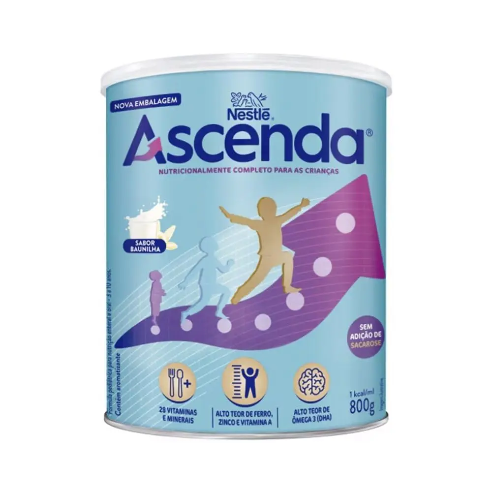 Suplemento Infantil de Baunilha Ascenda, 800g - 1