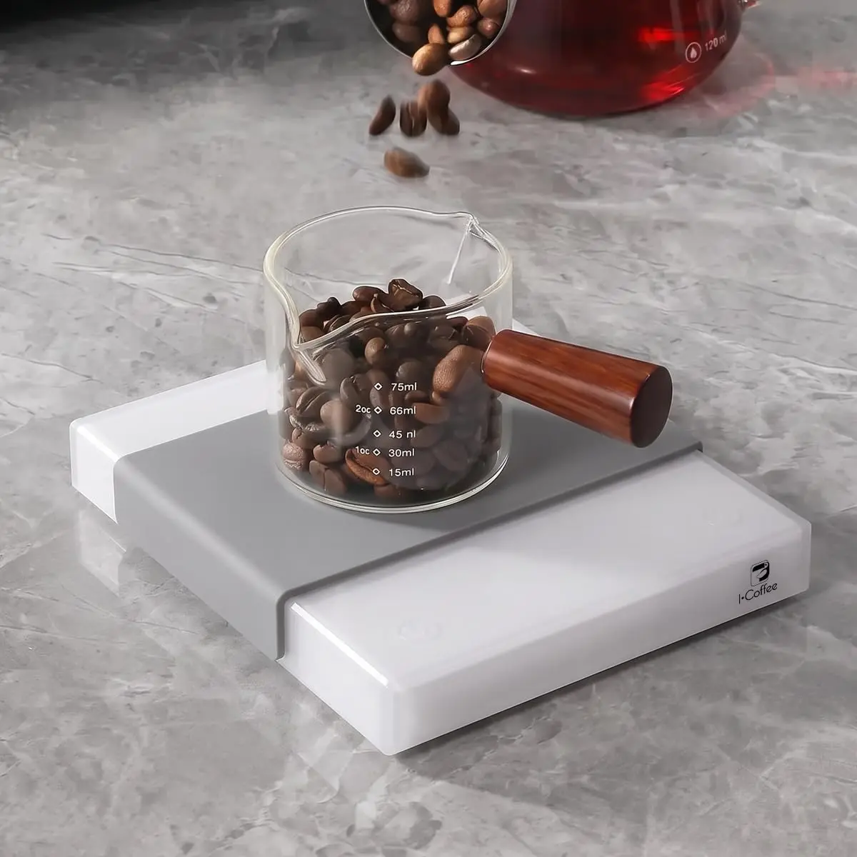 iCoffee Balança De Café Barista Profissional com Temporizador de Alta Precisão