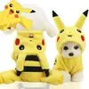 Casaco Fantasia Pikachu Pokemon Anime Roupa Pet Cachorro Gato - 1