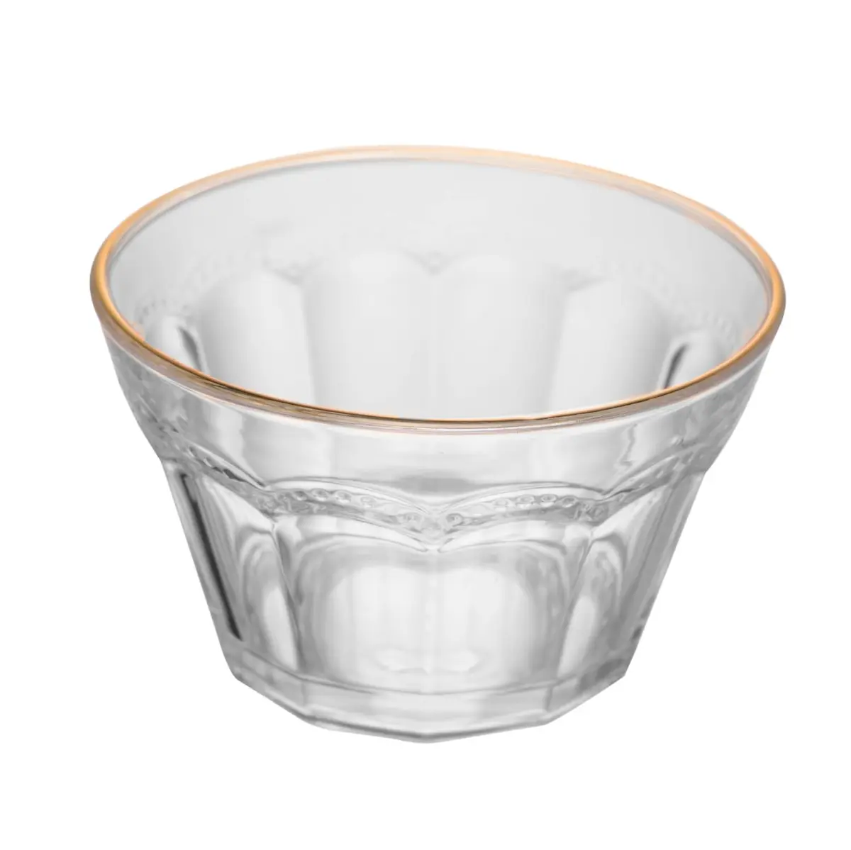 LYOR - Bowl Belle Epoque com Fio de Ouro 10cm x 6cm Cristal Ecológico - 1