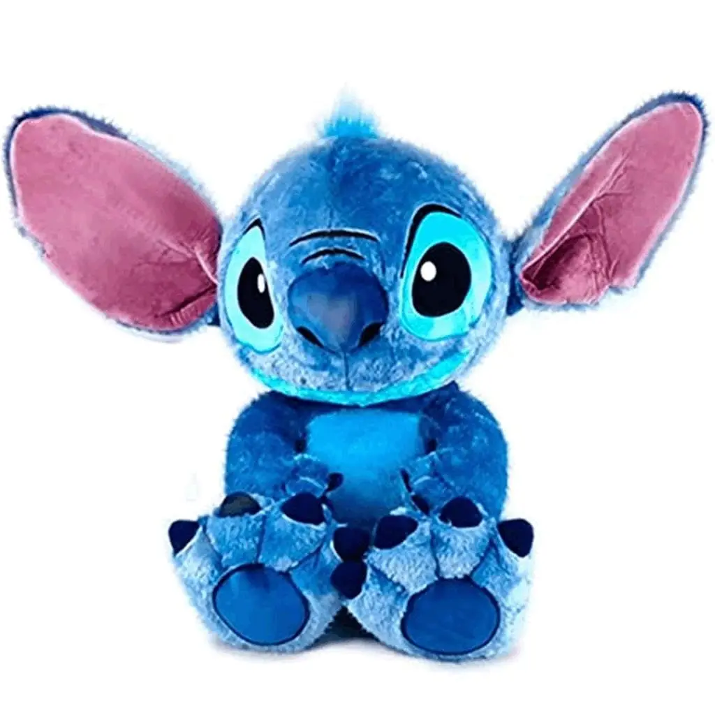 Disney - Pelúcia Stitch Big Feet 45cm, Azul - 1