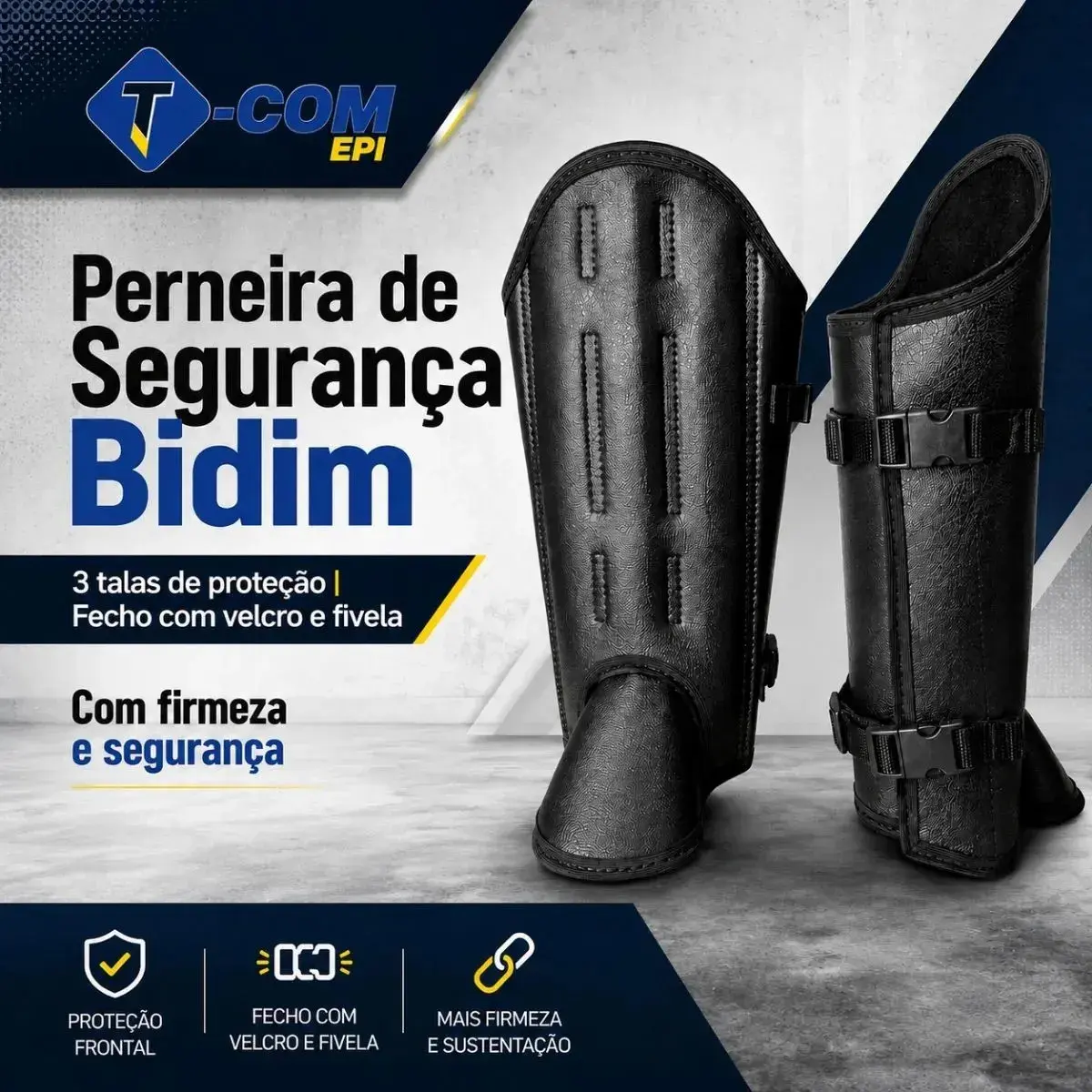 Perneira Segurança Bidim 3 Talas Picada Cobra Com Velcro thumbnail 3