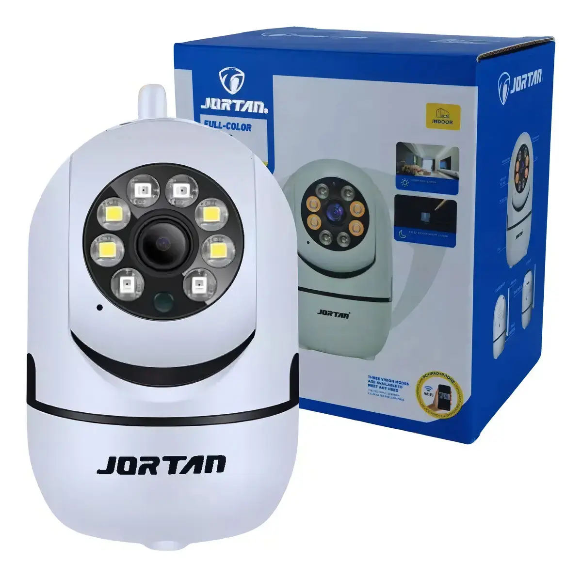 Câmera IP Wi-Fi Sem Fio 1080P PTZ Detecção Movimento Visão Noturna