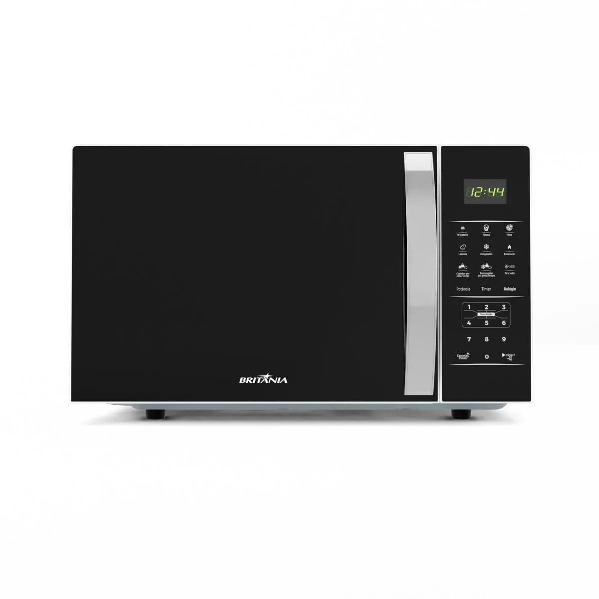 Micro-ondas Britânia BMO38 33 Litros, Limpa Fácil, 1400W, 110V, Preto