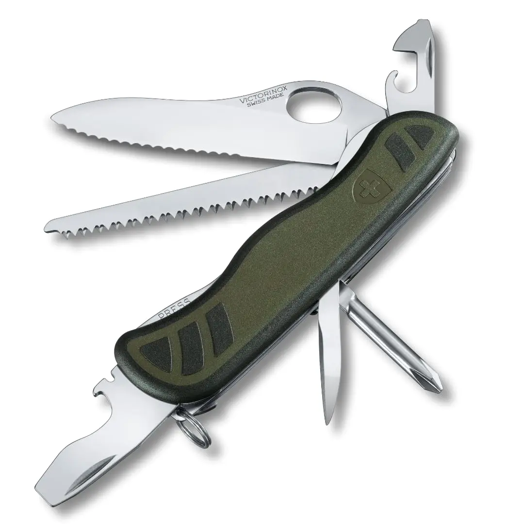 Canivete Swiss Soldier's 08 Verde 10 funções Victorinox